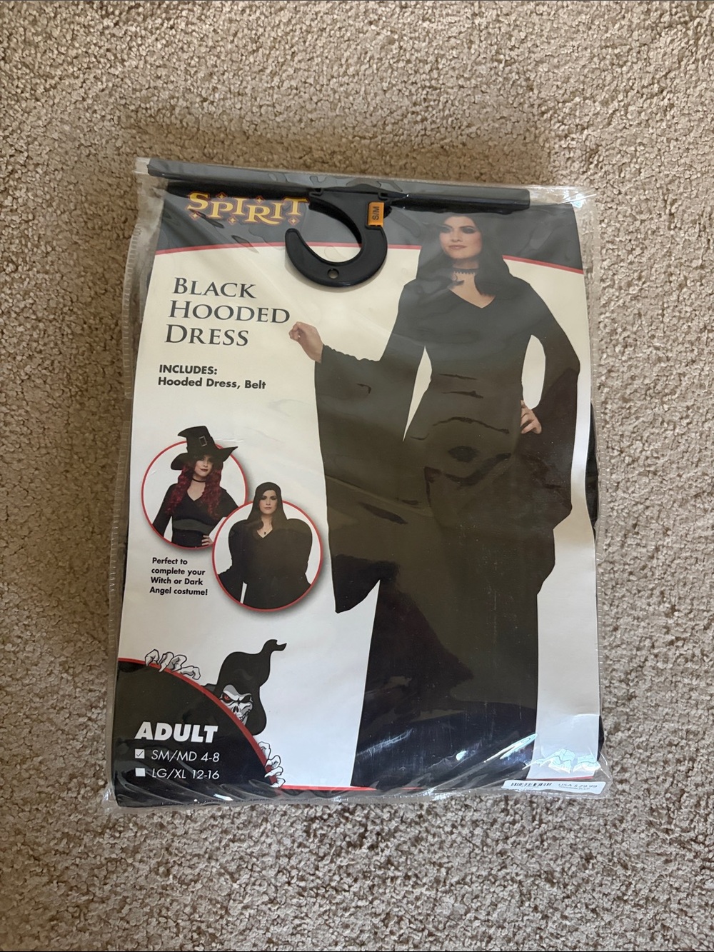 Black Hooded Dress